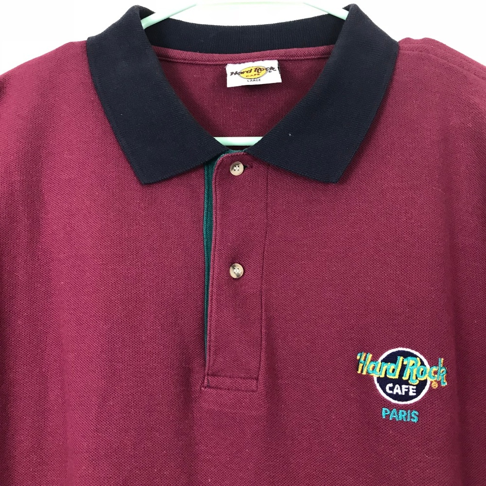 Vintage Hard Rock Cafe Paris Polo size L